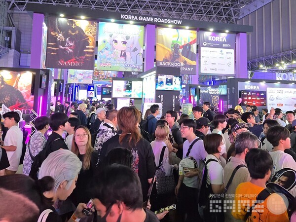 한국콘텐츠진흥원이 주관한 한국공동관에는 15개 중소 게임사가 참가해 대표작을 선보였다.