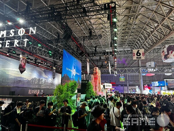 펄어비스는 ‘붉은사막’을 일본 시장에 첫 공개했다.