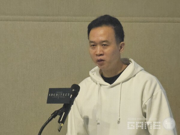 제2의나라와 리니지2레볼루션이라는 걸작을 남긴 박범진 대표 /게임와이 촬영