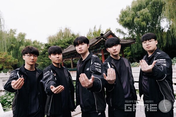 2025 LoL 월드 챔피언십 스위스 스테이지에서 3전 전승을 달성한 kt 롤스터 /라이엇게임즈