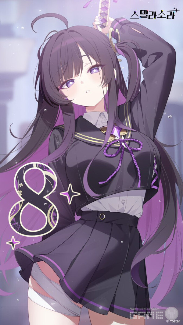 이번 정식 출시와 함께 새롭게 추가된 캐릭터 '치토세'가 특히 주목받고 있다.  스텔라 소라 /요스타