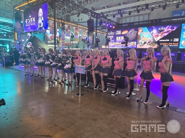 TGS 2025 넷마블 부스 현장 / 게임와이 촬영