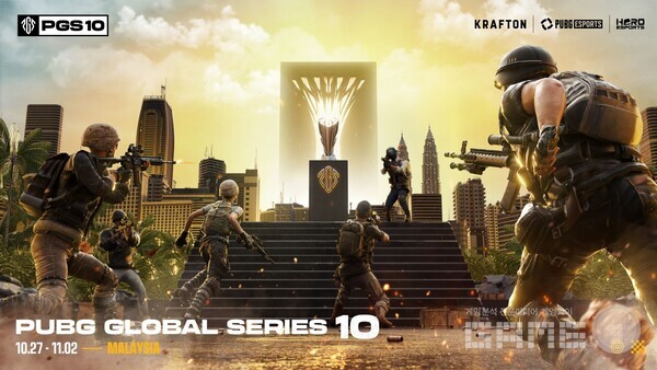 크래프톤이 ‘PUBG: 배틀그라운드(이하 배틀그라운드)’의 글로벌 e스포츠 대회 ‘펍지 글로벌 시리즈(이하 PGS)’ 10번째 시즌을 27일부터 개최한다.