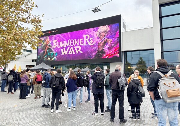 ‘SWC2025’ 월드 파이널 경기장 입구 전경 /컴투스