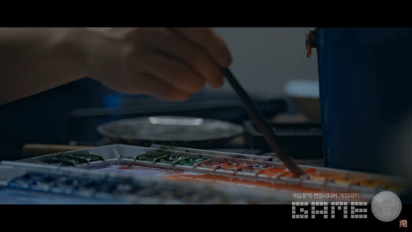 니케 3주년 수묵화