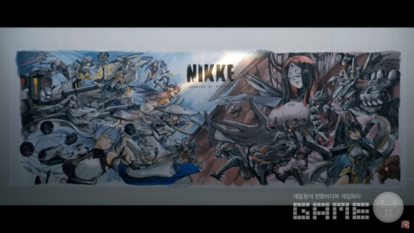 니케 3주년 수묵화