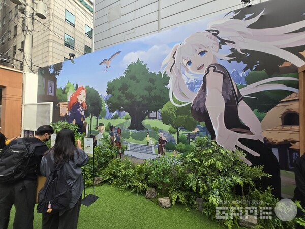 마비노기 모바일 모험가의 기록 전(展) 현장 / 게임와이 촬영