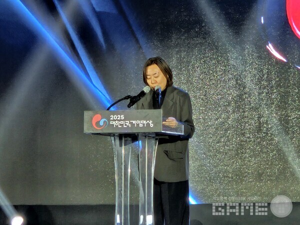 최성회 국장은 게임의 글로벌 시장이 커지는만큼 정부에서도 산업 생태계가 성장할 수 있도록 노력하겠다라고 말했다 / 게임와이 촬영