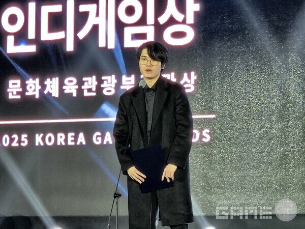 심은섭 대표는 더욱 재미있는 셰이프 오브 드림을 보여드리기 위해 노력하겠다 라고 말했다 / 게임와이 촬영