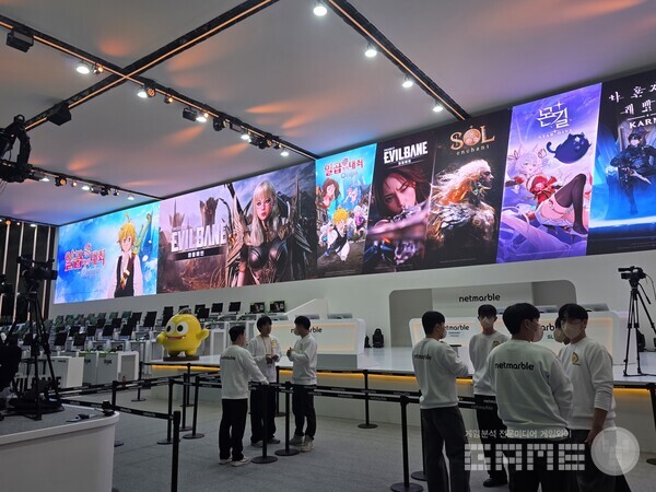 넷마블 부스 /게임와이 촬영