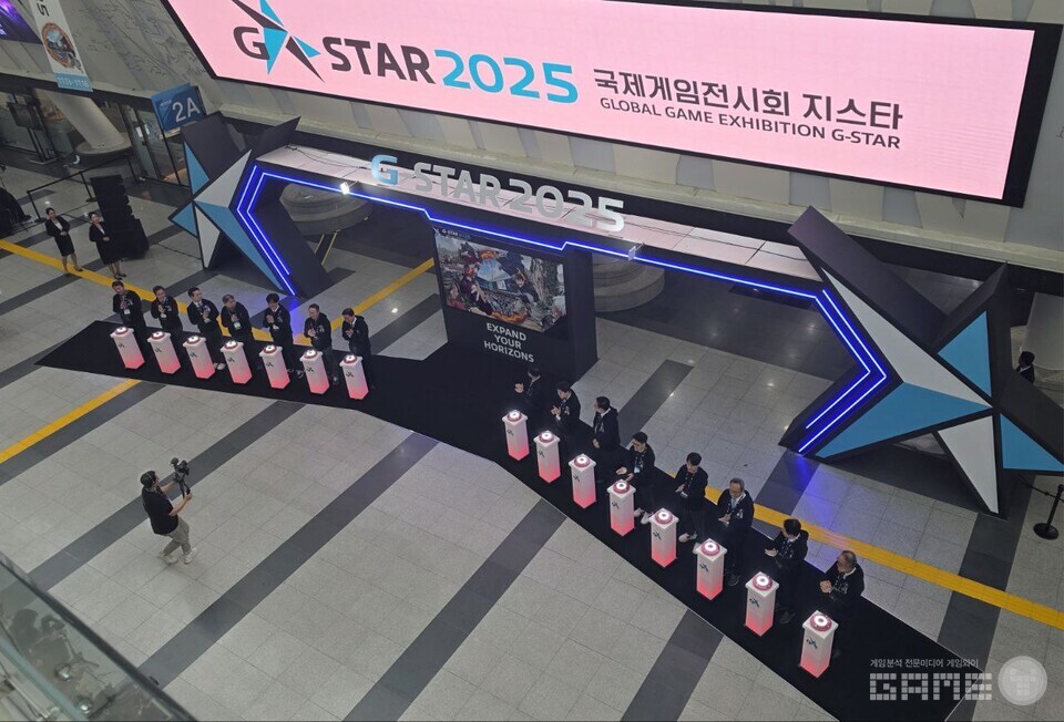 지스타 개막 현장 / 게임와이 촬영