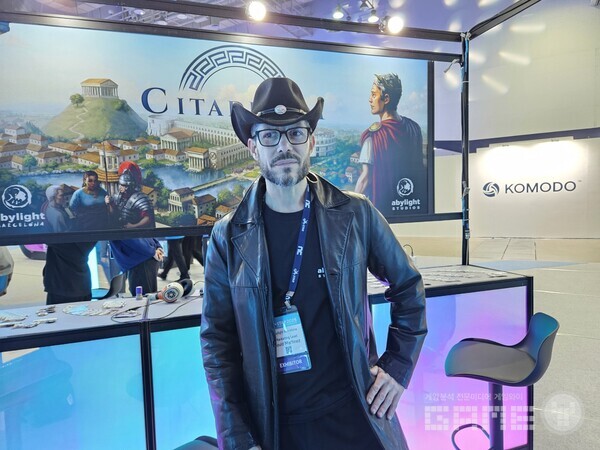 개발자는 로마 시대 배경이나 건설 시뮬레이션 장르를 좋아한다면 시타델럼이 취향에 맞을 것이라 말했다 / 게임와이 촬영  