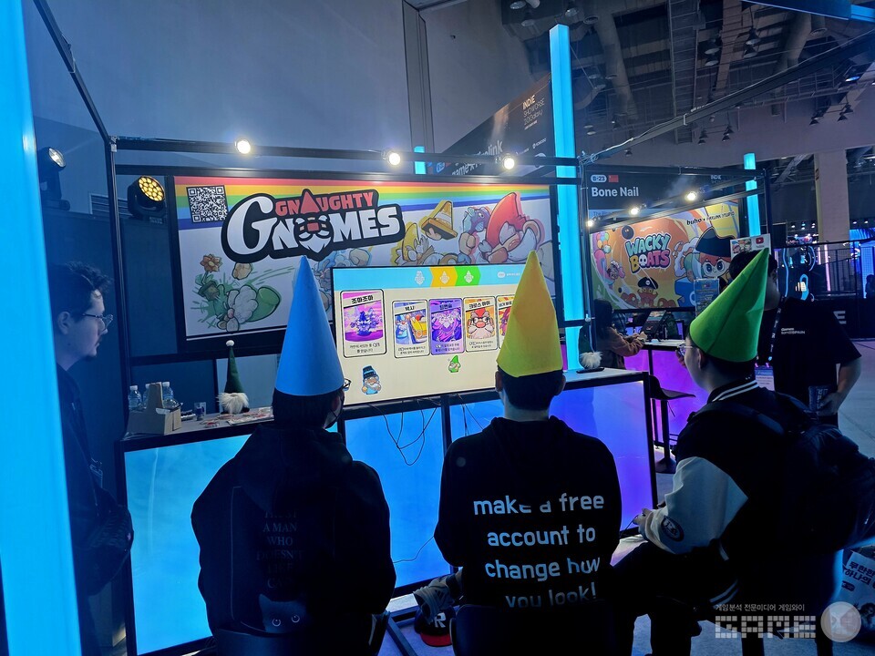 '노티 놈스' 부스 인터뷰 이미지 / 게임와이 촬영