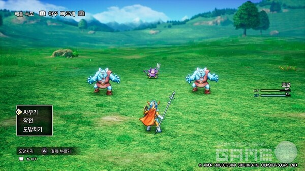 1탄은 혼자 많은 적을 상대해야 한다