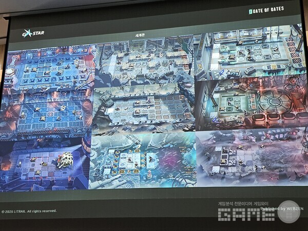 추후에는 기믹을 이용해 여러 방향에서 오는 적을 막아야 한다 / 게임와이 촬영