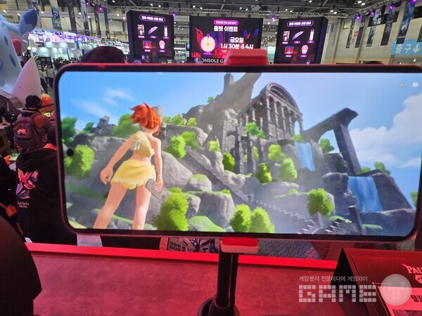 크래프톤 부스 팰월드 모바일 / 게임와이 촬영