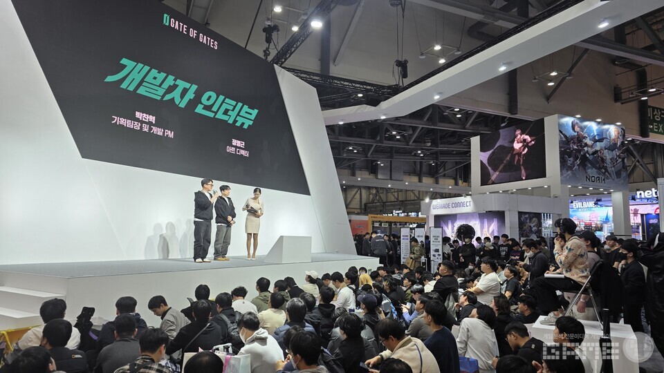 '게이트 오브 게이츠(GOG)' 부스 현장 사진 / 게임와이 촬영