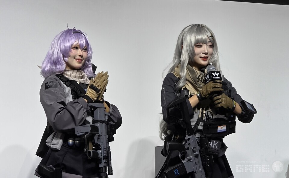 '게이트 오브 게이츠(GOG)' 부스 현장 사진 / 게임와이 촬영