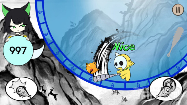 '깨비' 프로젝트 타격 모션 기획 이미지